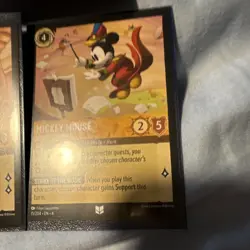Disney Lorcana TCG 5 Card Lot Mickey Mouse Minnie Mouse EN-1 English - Image 2