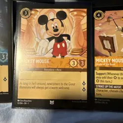 Disney Lorcana TCG 5 Card Lot Mickey Mouse Minnie Mouse EN-1 English - Image 3