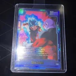 Son Goku FB09-036 Alternate Art Dual Evolution Dragon Ball Card English Fusion - Image 1