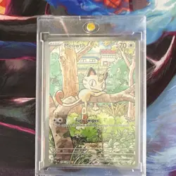 Pokemon Meowth 106/094 Holo Illustration Rare – Phantasmal Flames 70 HP Card - Image 3
