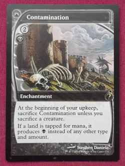 Magic The Gathering MYSTERY BOOSTER 2 MB2 CONTAMINATION black card MTG - Image 1