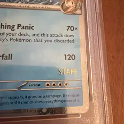 Misty's Gyarados STAFF Promo PSA 10 049/182 Destined Rivals Pokemon Card #962 - Image 3