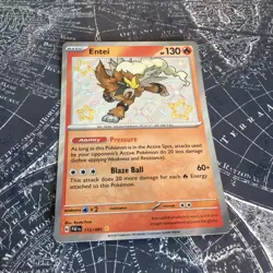 NM! Entei (112/091) Paldean Fates Baby Shiny Rare Pokemon Card! FREE P&P! - Image 2