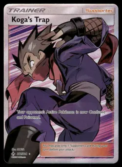 Pokemon Cards Koga's Trap 211/214 Unbroken Bonds Ultra Rare NM - Image 1