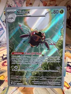 Ninjask 137/132 Illustration Rare Mega Evolution NM English Pokemon card - Image 1