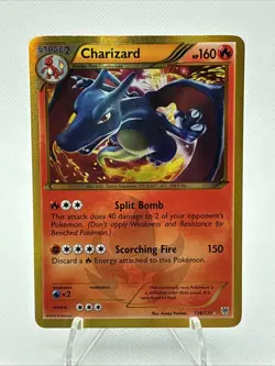 Charizard - 136/135 - Pokemon Plasma Storm Black & White Secret Rare Card LP - Image 1