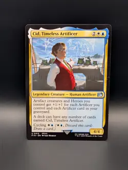 MTG - Cid, Timeless Artificer - Normal - Legendary Creature - FIN #413 - UC - Image 1