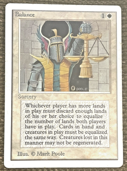 MTG 1993 UNLIMITED BALANCE PLAYED - Image 1