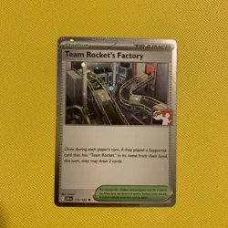 NM Team Rocket's Factory 173/182 Cosmos Holo Pokemon Prize Pack Series 8 - Image 2