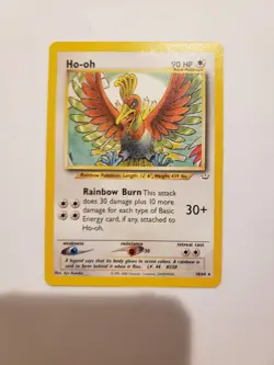 Pokemon TCG Ho-oh Neo Revelation 18/64 Regular Unlimited Rare - Image 1