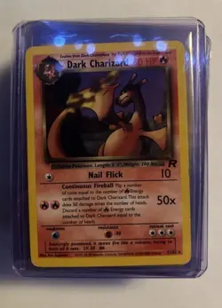 Pokemon TCG Dark Charizard Team Rocket 21 Regular Unlimited Rare - Image 1