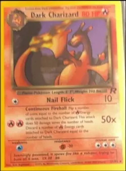 Pokemon TCG Dark Charizard Team Rocket 21 Regular Unlimited Rare - Image 2