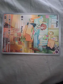 Pokemon TCG Ralts 211/198 Full Art Ultra Rare Near Mint Condition - Image 3