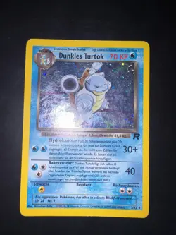 Carta Pokemon Dark Blastoise 3/82 Set Team Rocket Lingua DE - Image 1