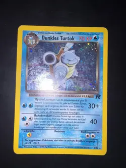 Carta Pokemon Dark Blastoise 3/82 Set Team Rocket Lingua DE - Image 2