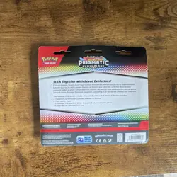 Pokemon TCG Scarlet & Violet Prismatic Evolutions Tech Sticker Pack Leafeon 2025 - Image 3