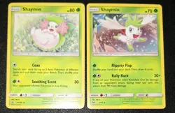 Pokemon Shaymin 15/156 7/73 – Holo Rare Bundle Ultra Prism & Shining Legends NM - Image 1