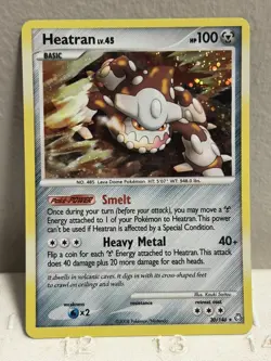 Pokemon TCG Heatran 30/146 Legends Awakened Holo Lightly Played - Image 1