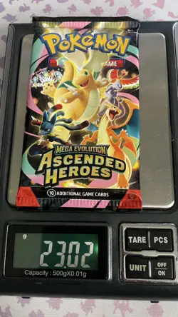 Pokemon Ascended Heroes Booster Pack Heavy (23.02g) 🔥🔥 - Image 1