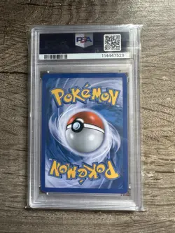 Meganium 109/123 Holo Rare Prime HeartGold SoulSilver Pokemon TCG PSA 8 - Image 3