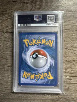 Meganium 109/123 Holo Rare Prime HeartGold SoulSilver Pokemon TCG PSA 8 - Image 4