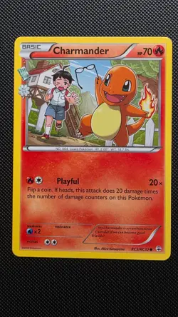 Pokemon TCG XY Generations Radiant Collection Charmander Card RC3/RC32 2016 - Image 1