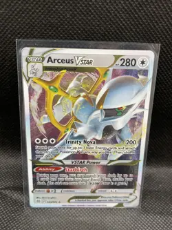 Arceus VSTAR (Metal Card) - 123/172 - Sword & Shield Promo Cards - Image 1