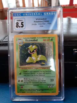Victreebel Cgc 8.5 NM/Mint+ Jungle Unlimited Rare Holo 14/64 psa Card 1999 Ccg - Image 1