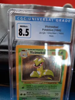 Victreebel Cgc 8.5 NM/Mint+ Jungle Unlimited Rare Holo 14/64 psa Card 1999 Ccg - Image 3