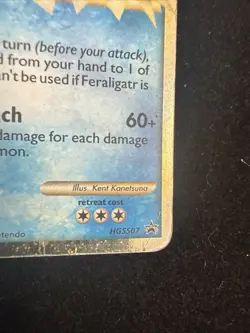 Pokemon TCG Feraligatr Prime Holo Rare Card HGSS07 - Image 5