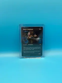 MTG, Nadier's Nightblade FOIL NM (Borderless) Commander Masters Foil - Image 1