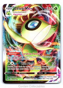 Celebi VMAX 008/198 - Chilling Reign - Pokemon Card - Near Mint - Image 1