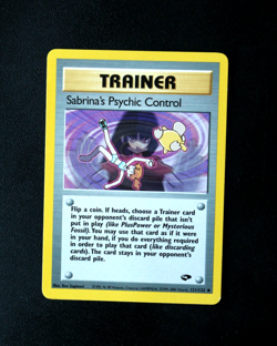 Pokemon Card - Sabrina's Psychic Control 121/132 Gym Challenge - Uncommon - NM ⭐ - Image 1