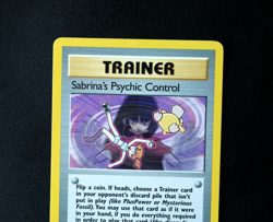 Pokemon Card - Sabrina's Psychic Control 121/132 Gym Challenge - Uncommon - NM ⭐ - Image 2