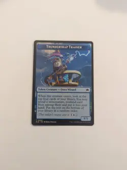 Thundertrap Trainer Token (0009) Bloomburrow Regular NM MTG - Image 1