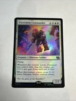 Triceraton Commander #25 Teenage Mutant Ninja Turtles Foil Mythic - Image 1