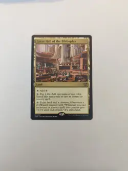 Great Hall of the Biblioplex Secrets of Strixhaven Regular NM MTG - Image 1