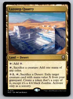 Lazotep Quarry 131 Rare Commander: Modern Horizons 3 Magic: The Gathering NM - Image 1