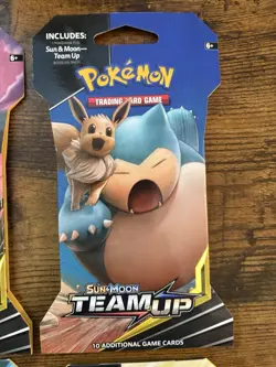 Pokemon Sun Moon Team Up Sleeved Booster Pack Art Set Sealed - Image 3