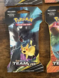 Pokemon Sun Moon Team Up Sleeved Booster Pack Art Set Sealed - Image 5