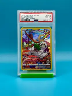 PSA 8 - 2022 Pokemon SWSH Brilliant Stars Oranguru #TG12 - Image 1