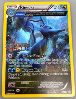 2015 Pokemon XY Primal Clash Prerelease Black Star Promo - XY39 Kingdra - Image 1