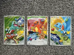 Pokemon Bulbasaur Charmander Squirtle MEP 037 038 039 First Partner Promo - Image 1