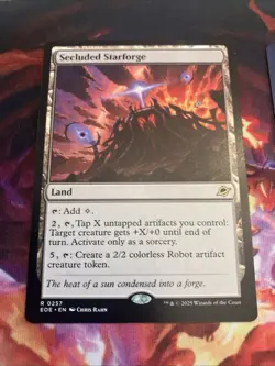 Secluded Starforge MTG Magic the Gathering Card NM Near Mint EOE - Image 1