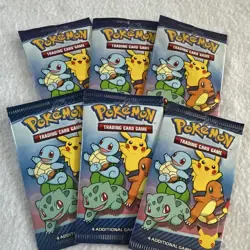 Pokemon 25th Anniversary McDonald's Sealed Booster Promo Packs Lot of 6 (2021) - Image 1