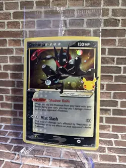 Pokemon TCG Sword & Shield Celebrations Promo: Greninja. Sealed - Image 1