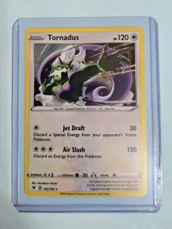 2020 Tornadus 142/185 - Holo Rare - Vivid Voltage - NM Pokemon TCG - Image 1