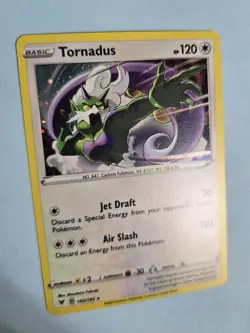 2020 Tornadus 142/185 - Holo Rare - Vivid Voltage - NM Pokemon TCG - Image 3
