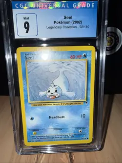 Seel #92/110 - 2002 Pokemon Legendary Collection - CGC MINT 9 🦭🌊💎 - Image 3