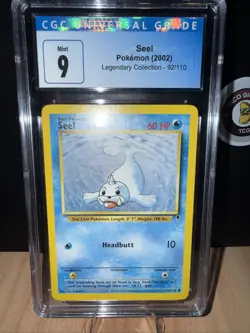 Seel #92/110 - 2002 Pokemon Legendary Collection - CGC MINT 9 🦭🌊💎 - Image 5